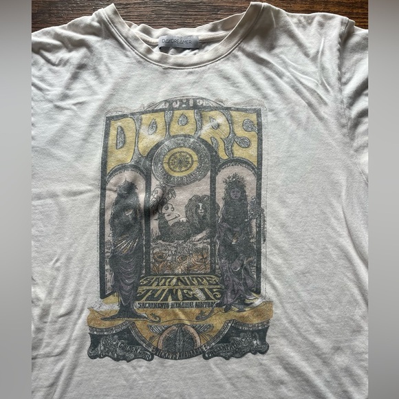 Women's Daydreamer T-Shirt The DOORS XL 60s Rock OVERSIZE Jim Morrison Whiskey - Picture 2 of 15
